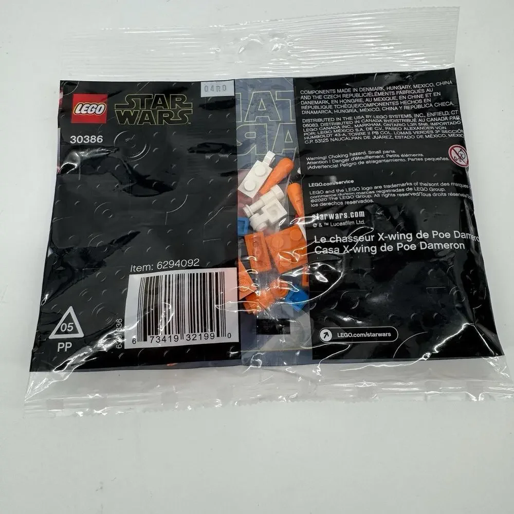 2020 LEGO Star Wars Poe Dameron X-Wing Fighter 30386 Polybag New Sealed